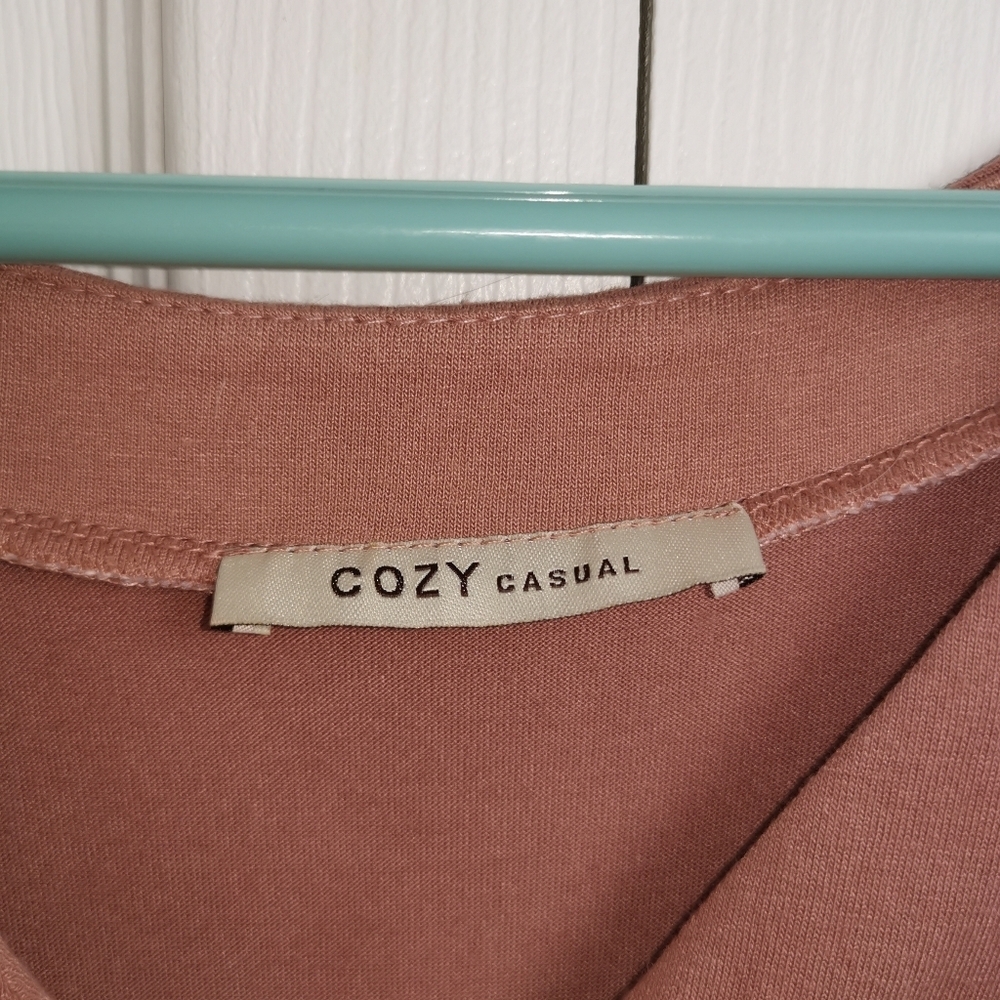 Cozy Casual Pink Dress